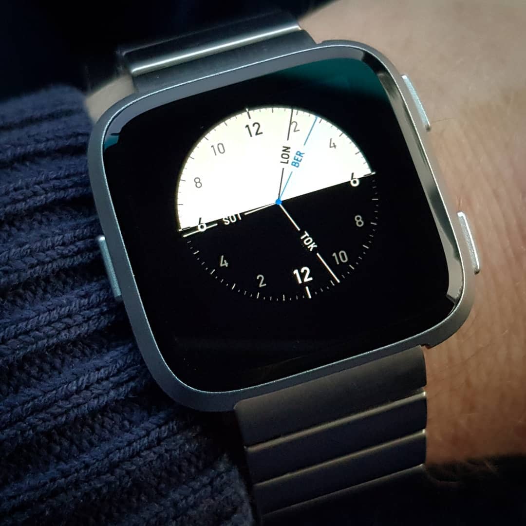 24hours - Fitbit Clock Face on Fitbit Versa
