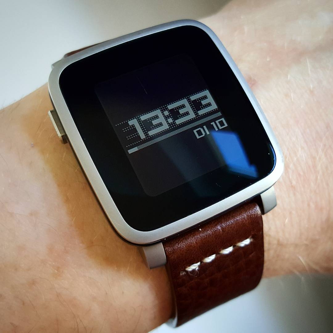 dots n squares - Pebble Watchface on Pebble Time Steel