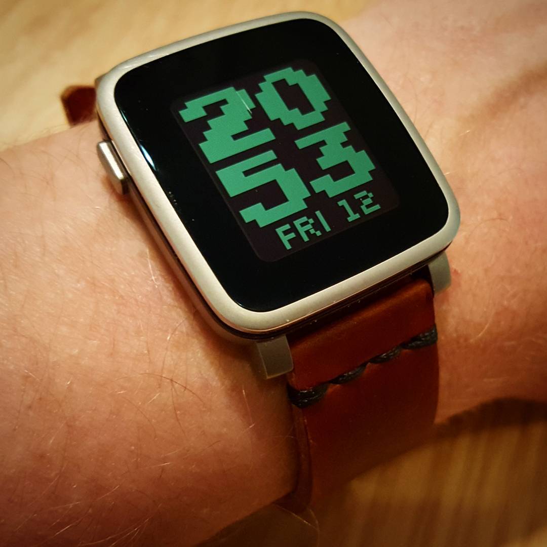 a8bit - Pebble Watchface on Pebble Time Steel