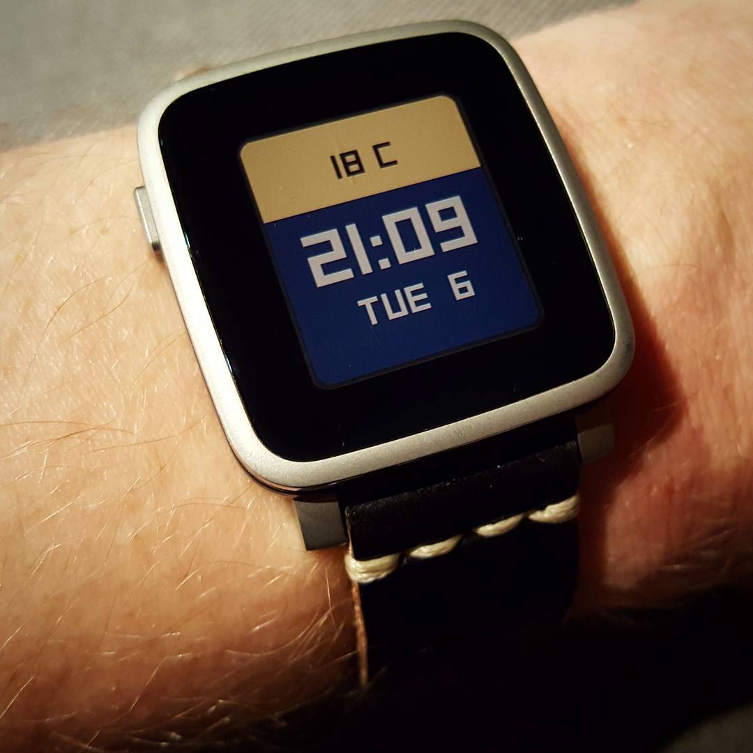 COLOR Weather - Pebble Watchface on Pebble Time Steel