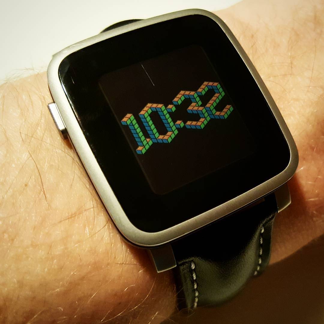 Escher Time - Pebble Watchface on Pebble Time Steel