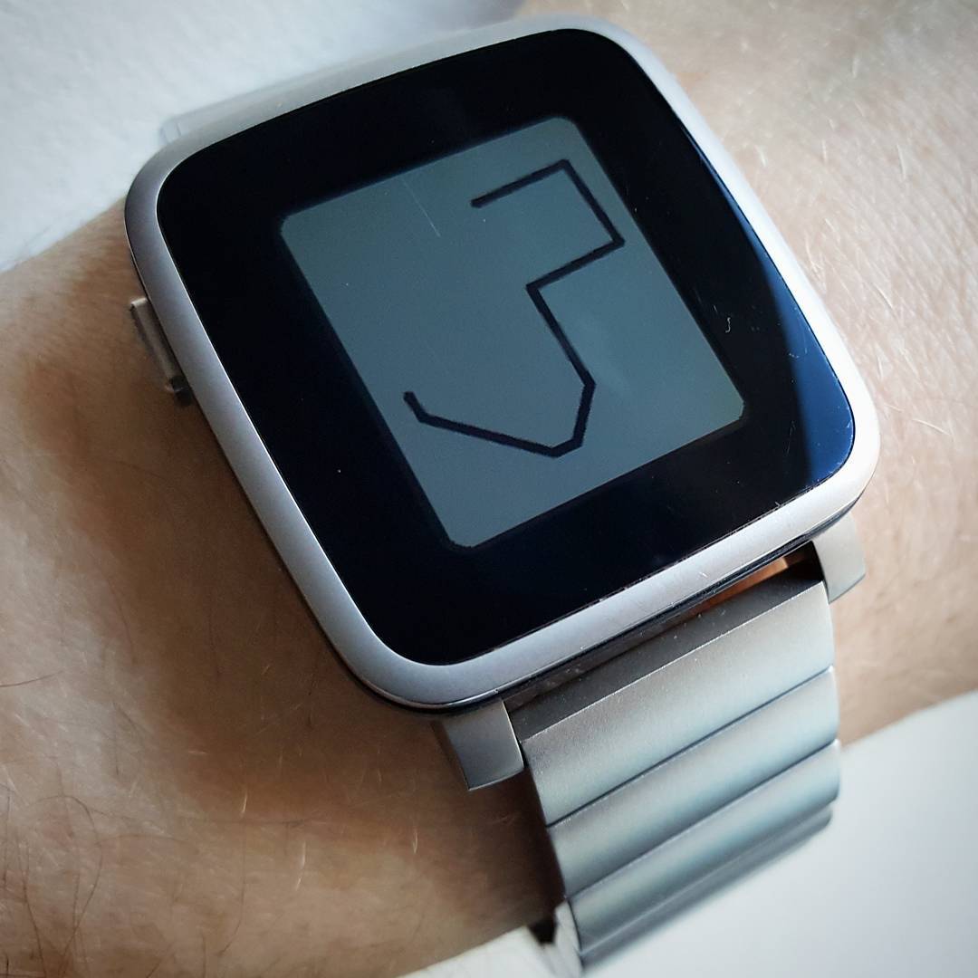 Simplications Preview - Pebble Watchface on Pebble Time Steel