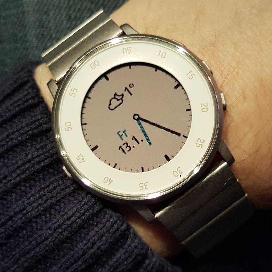 Obsidian - Pebble Watchface on Pebble Time Round
