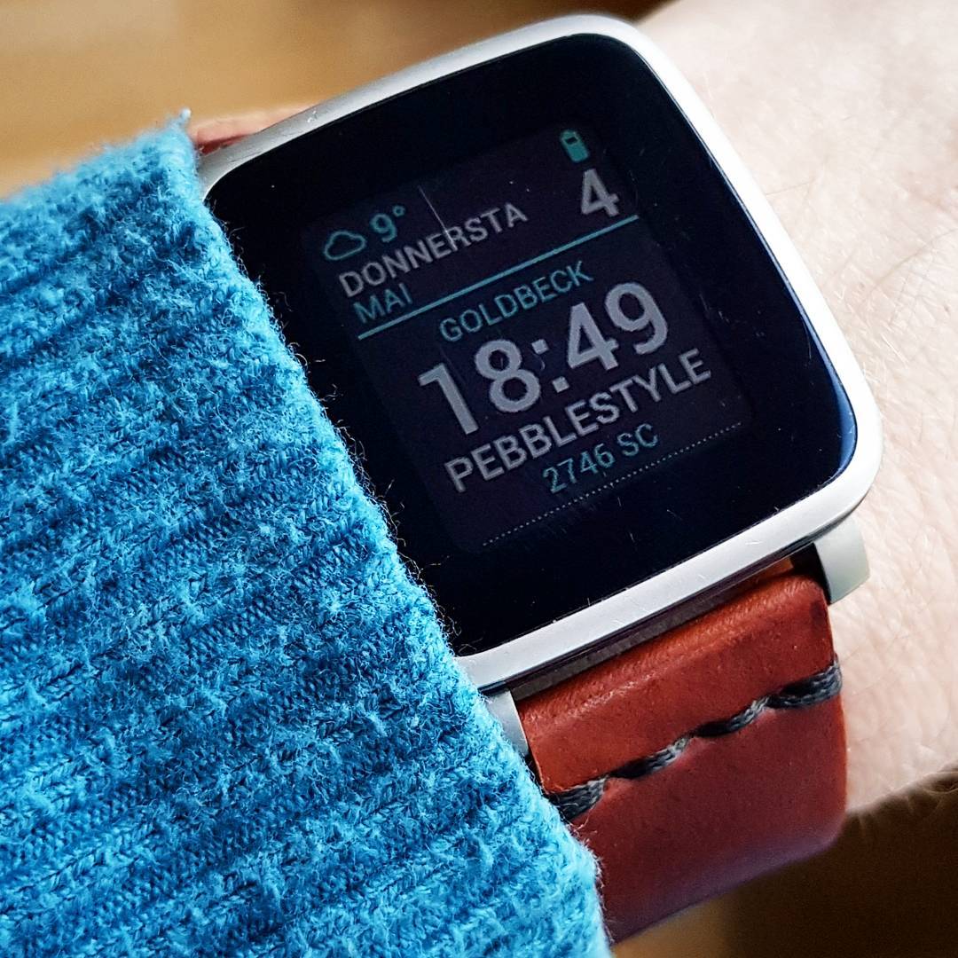 Simply Business - Pebble Watchface on Pebble Time Steel