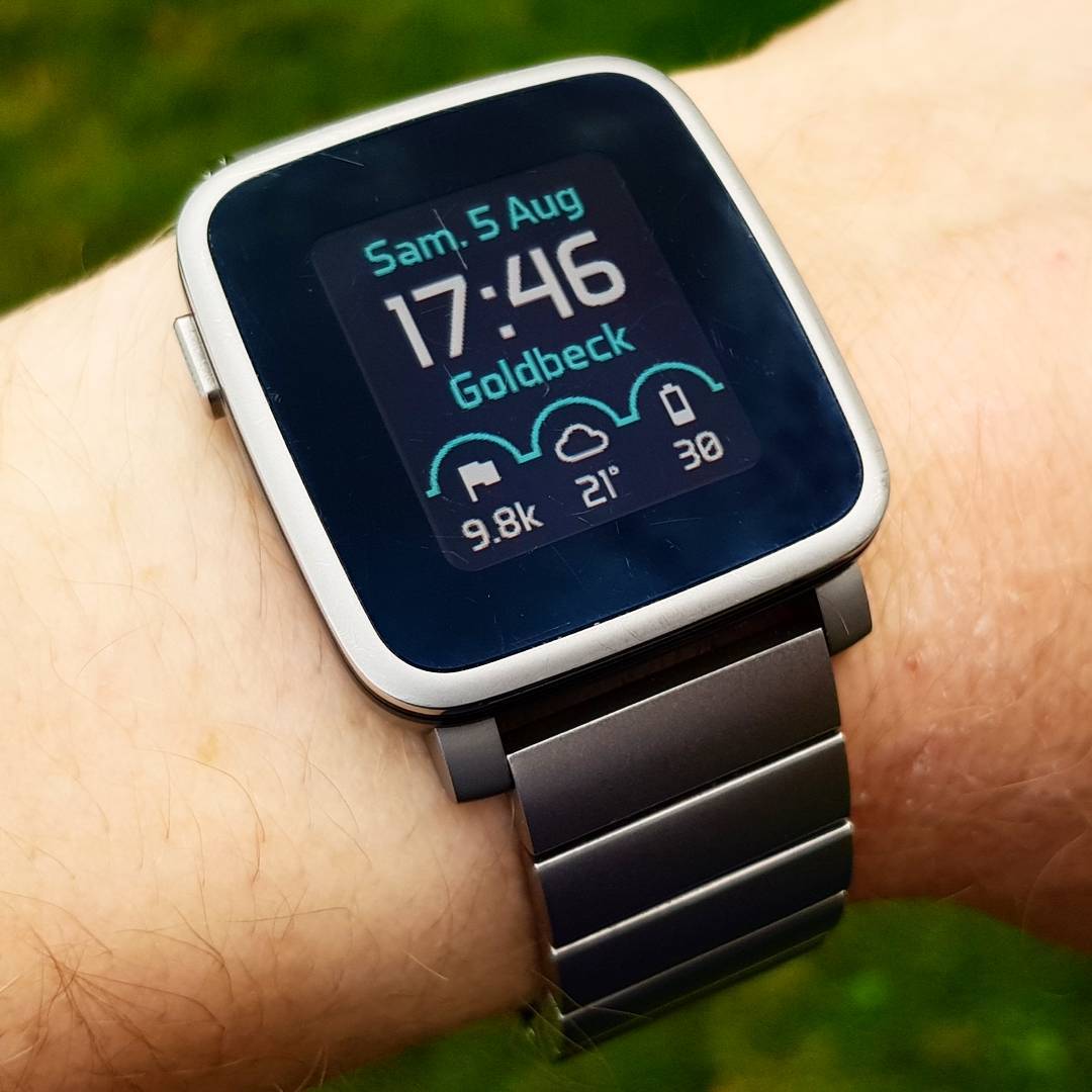 Simply Remix - Pebble Watchface on Pebble Time Steel