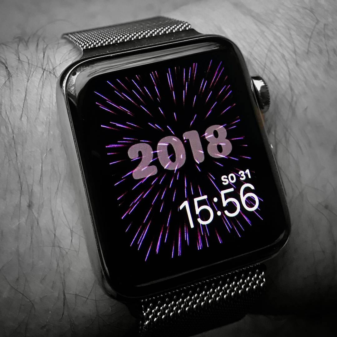 2018 watchface - Apple Watchface on Apple Watch Series 3