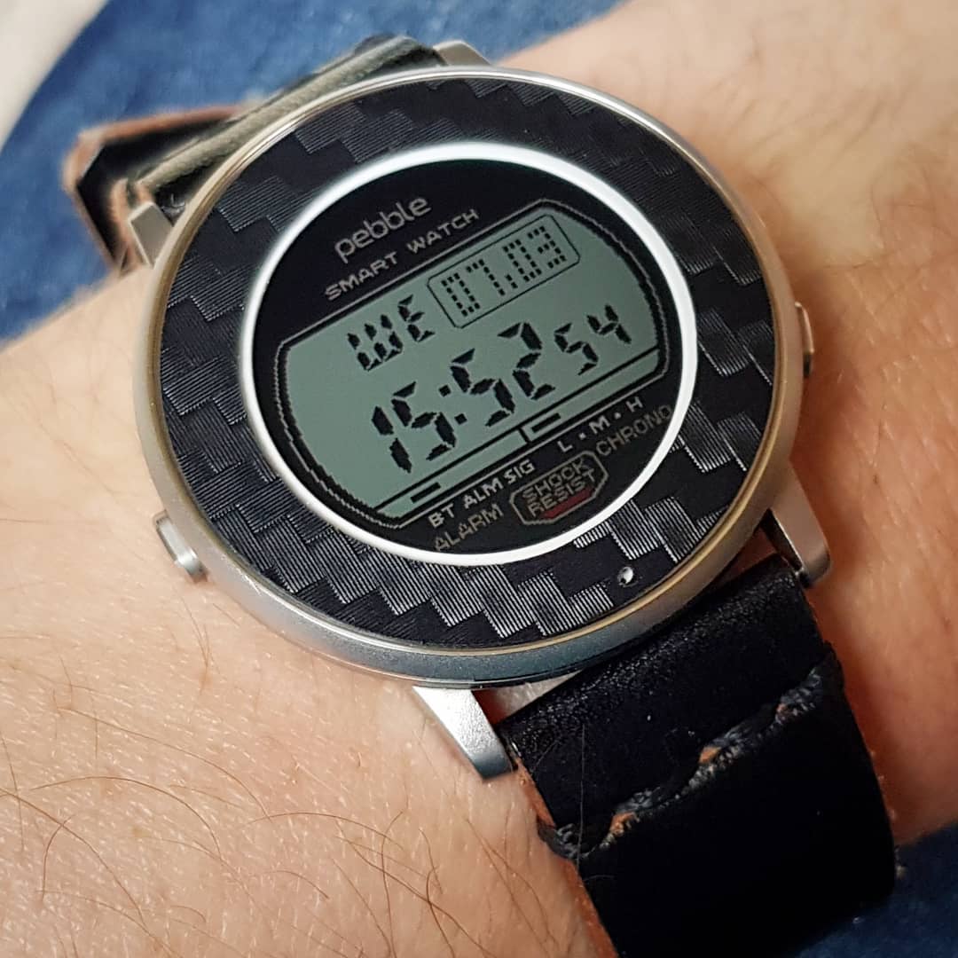 G-5600 - Pebble Watchface on Pebble Time Round