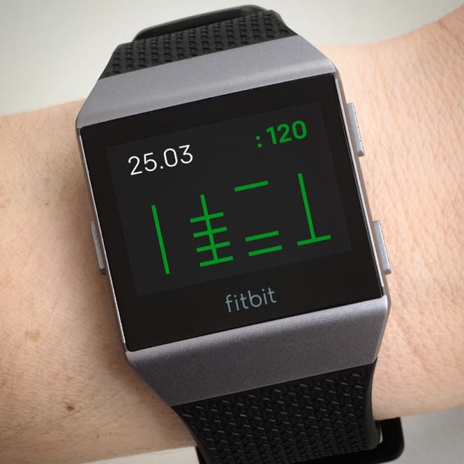 plaittmm - Fitbit Clock Face on Fitbit Ionic