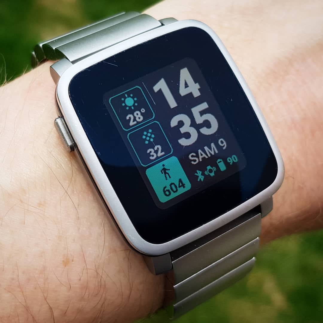 Simply Neat - Pebble Watchface on Pebble Time Steel