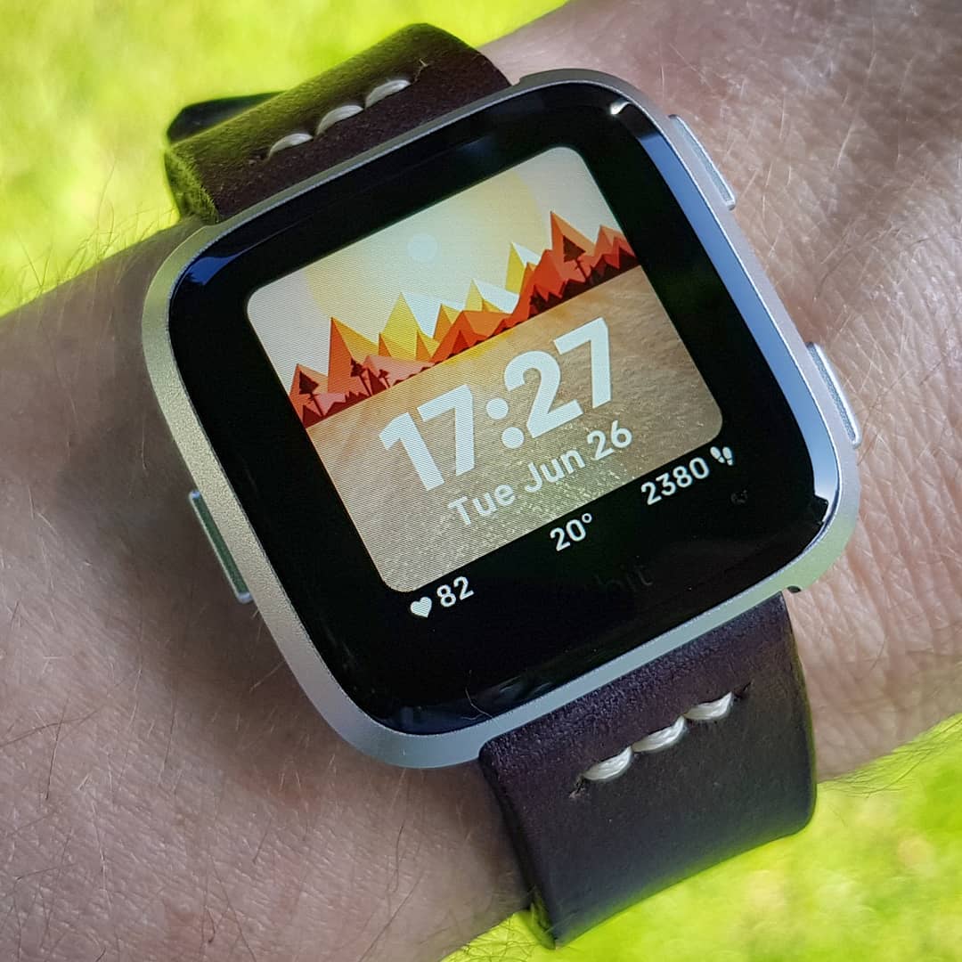 Weather Land - Fitbit Clock Face on Fitbit Versa