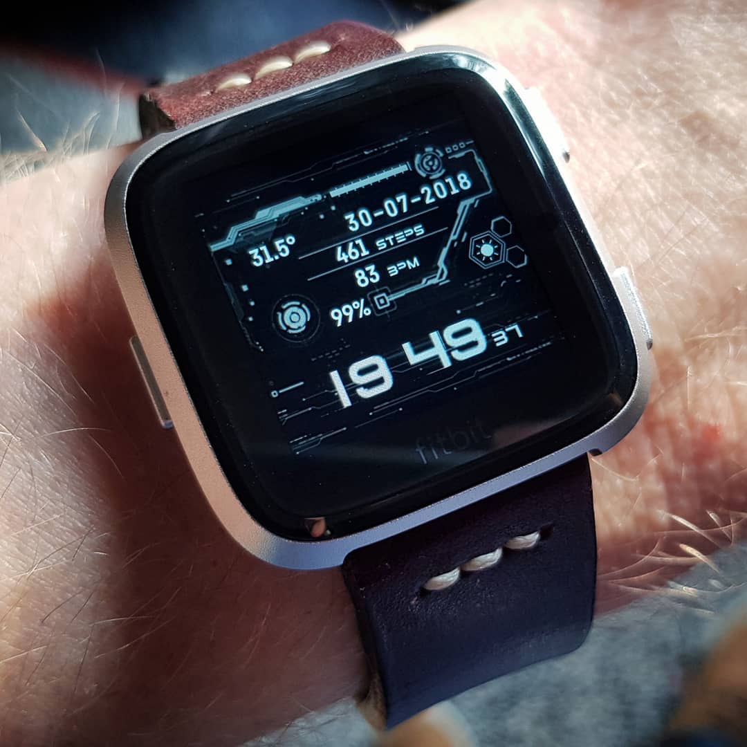 InterfaceX - Fitbit Clock Face on Fitbit Versa