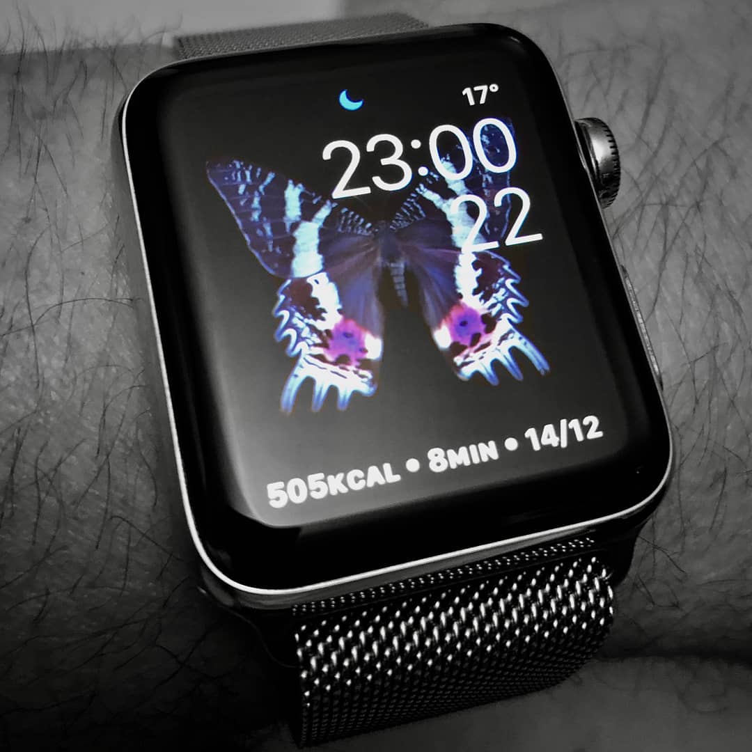 butterflies - Apple Watchface on Apple Watch Series 3