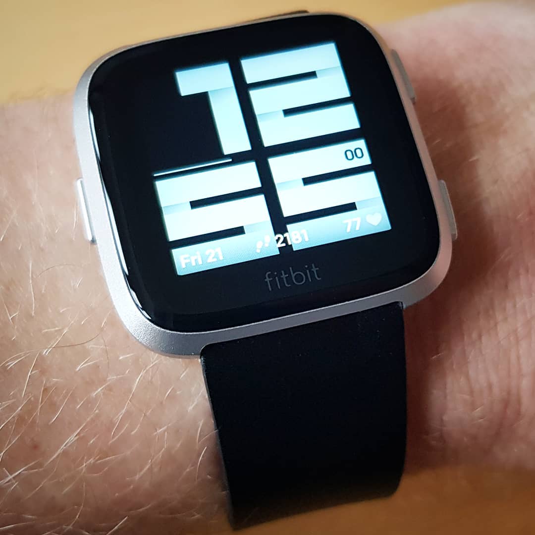 Squared - Fitbit Clock Face on Fitbit Versa